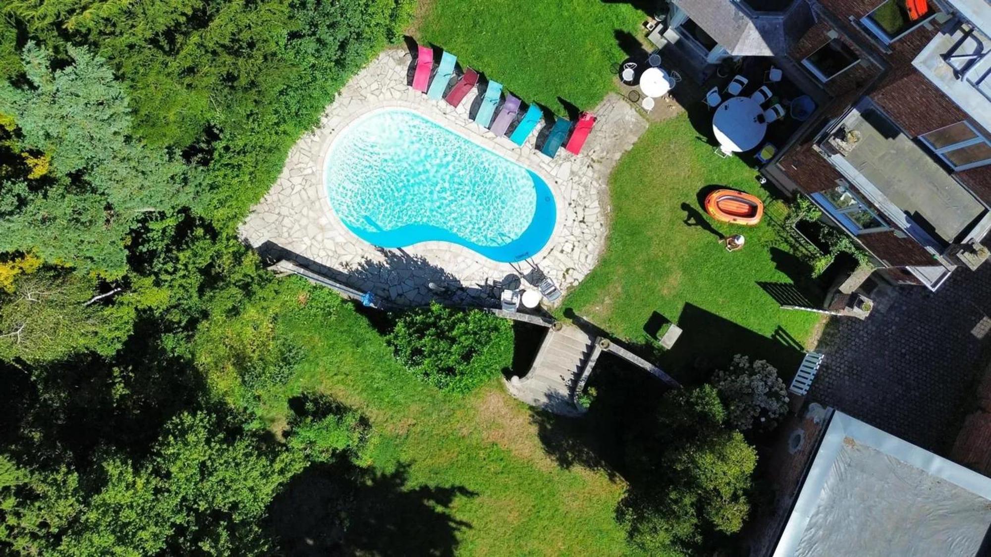 Maison Confortable Avec Piscine Privee A Bailleul ไบโยล ภายนอก รูปภาพ